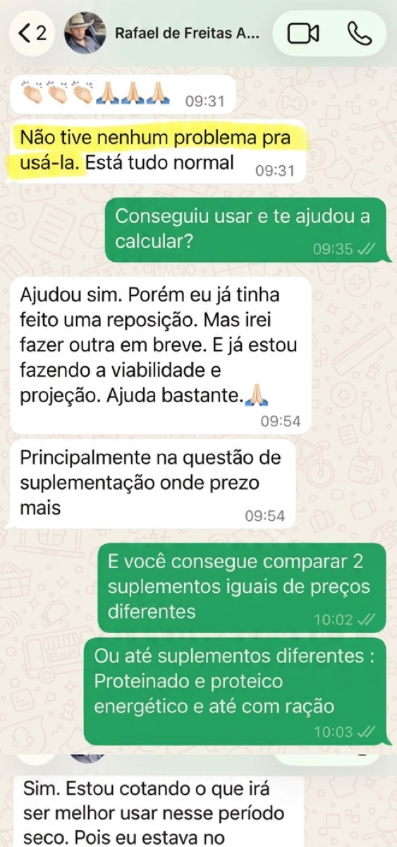 Depoimento de cliente